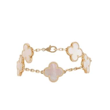 Bracciale Van Cleef & Arpels Vintage Alhambra in oro giallo e madreperla