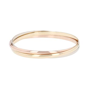 Bracciale Cartier Trinity modello piccolo in 3 ori