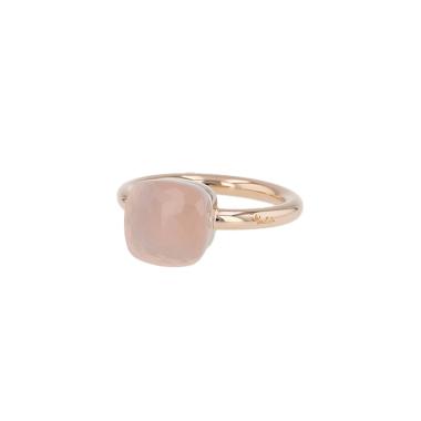 Bague Pomellato Nudo Classic en or rose et quartz rose