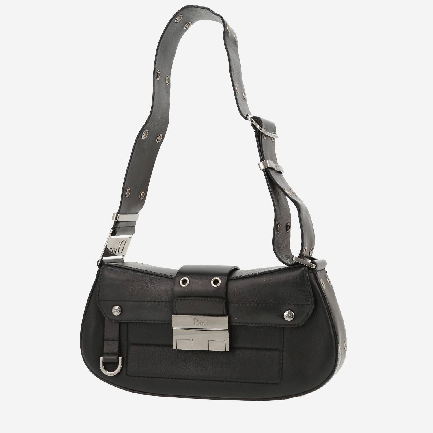 Bolso de mano Dior  Colombus en cuero negro