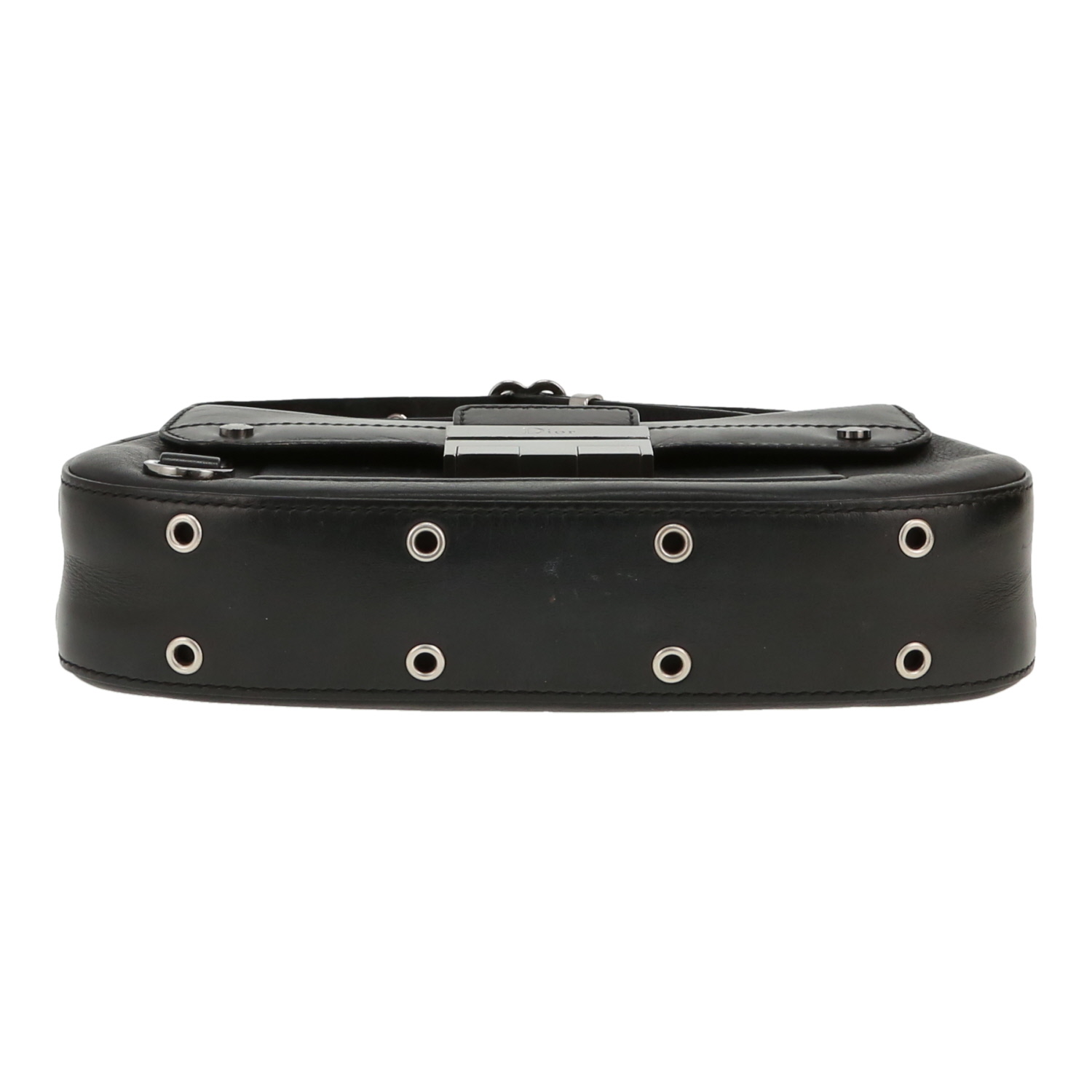 Dior  Colombus handbag  in black leather - Detail D1