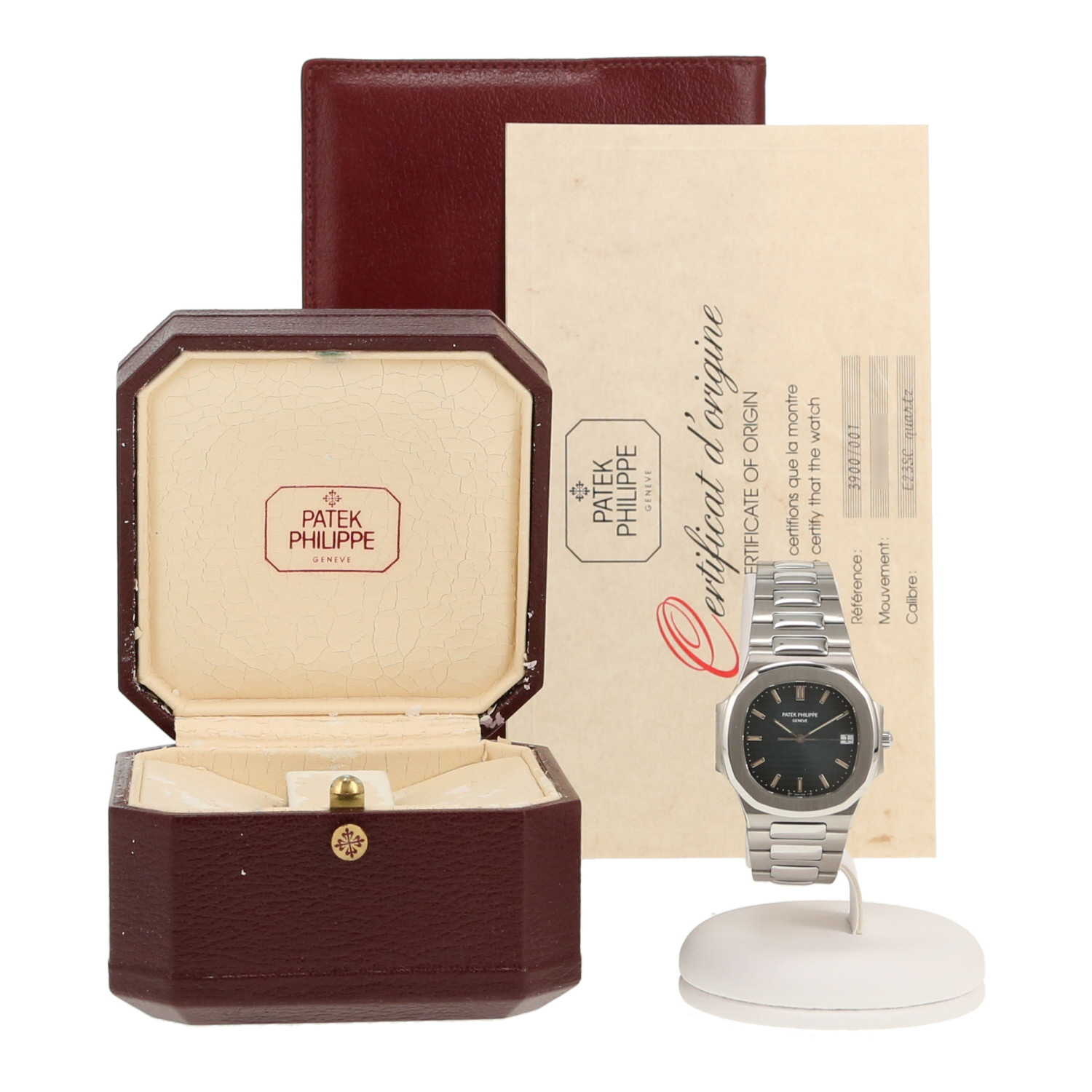 Montre Patek Philippe Nautilus en acier Ref: Patek Philippe - 3900  Vers 1989