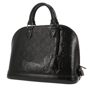 Louis Vuitton  Alma handbag  in black monogram patent leather