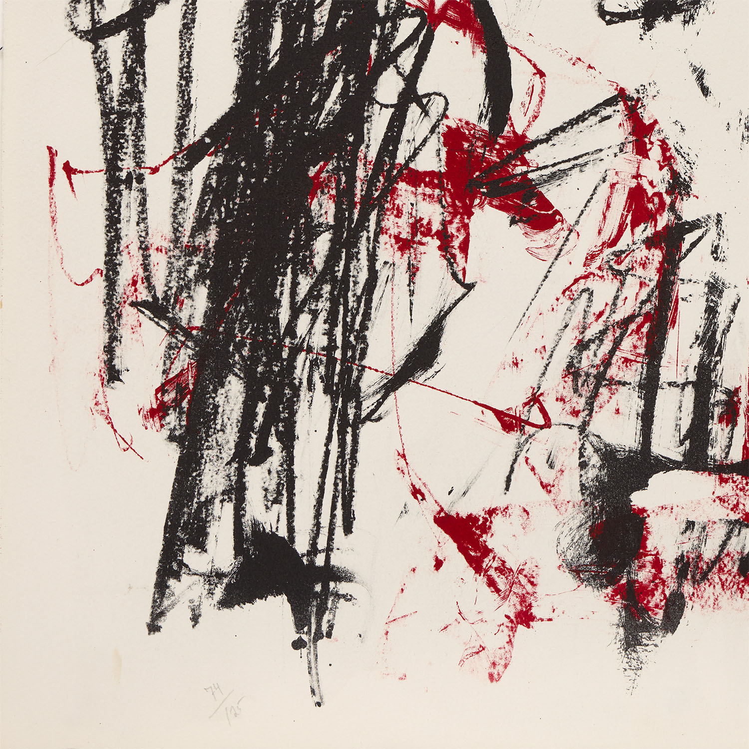 Trees (Black and Red) - 1992 - Detail D3
