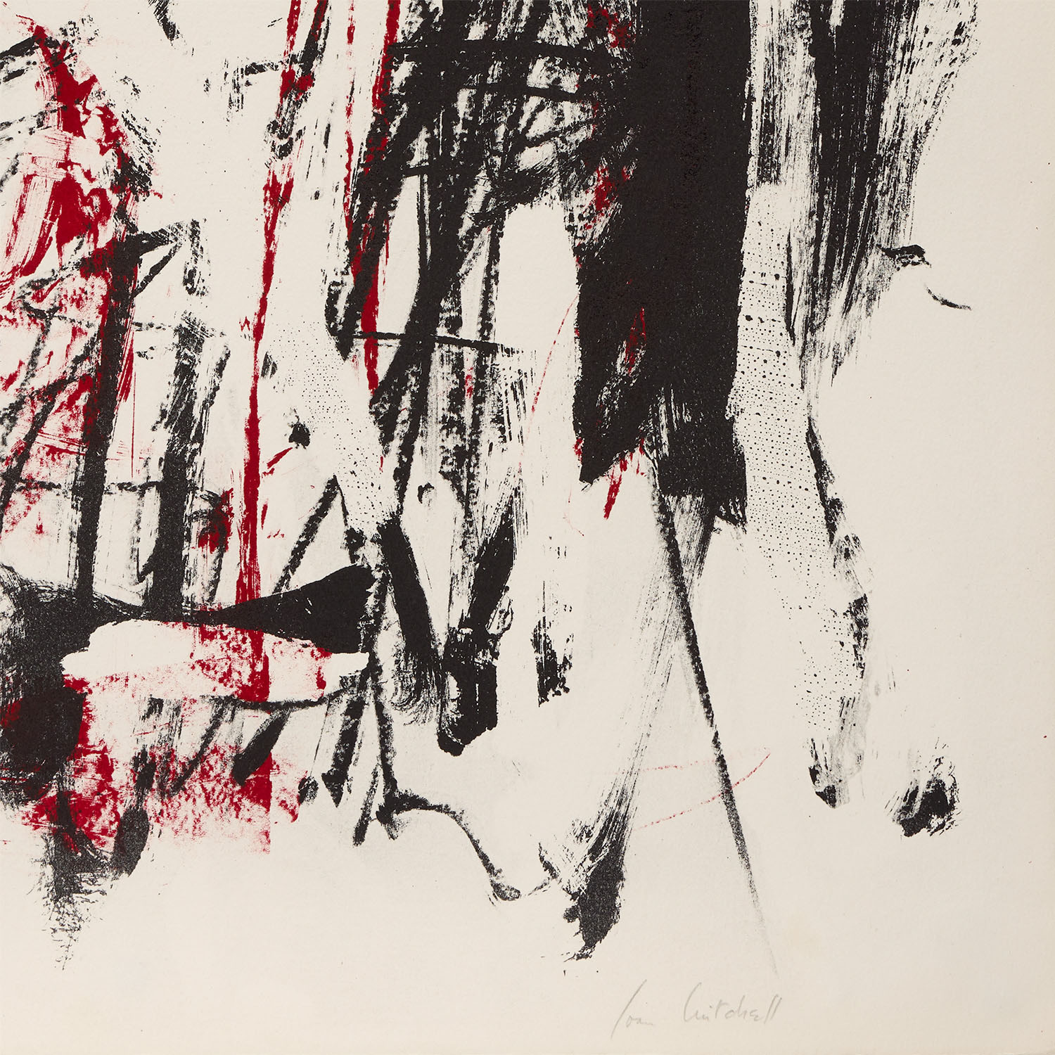 Trees (Black and Red) - 1992 - Detail D4