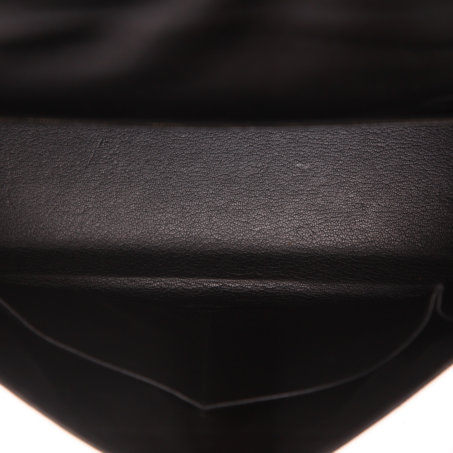 Hermès  Kelly 32 cm handbag  in black box leather - Detail D3