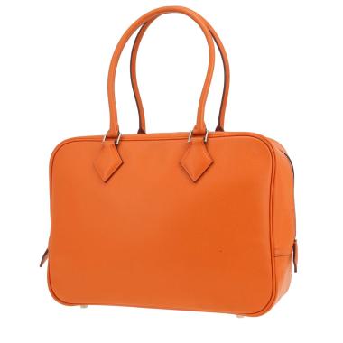Borsa Hermès  Plume in pelle Epsom arancione