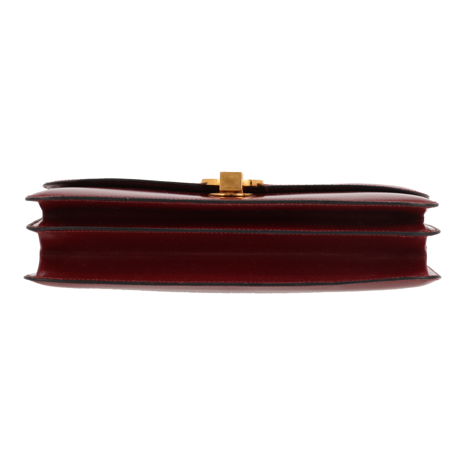 Hermès  Ring handbag  in red H box leather - Detail D1