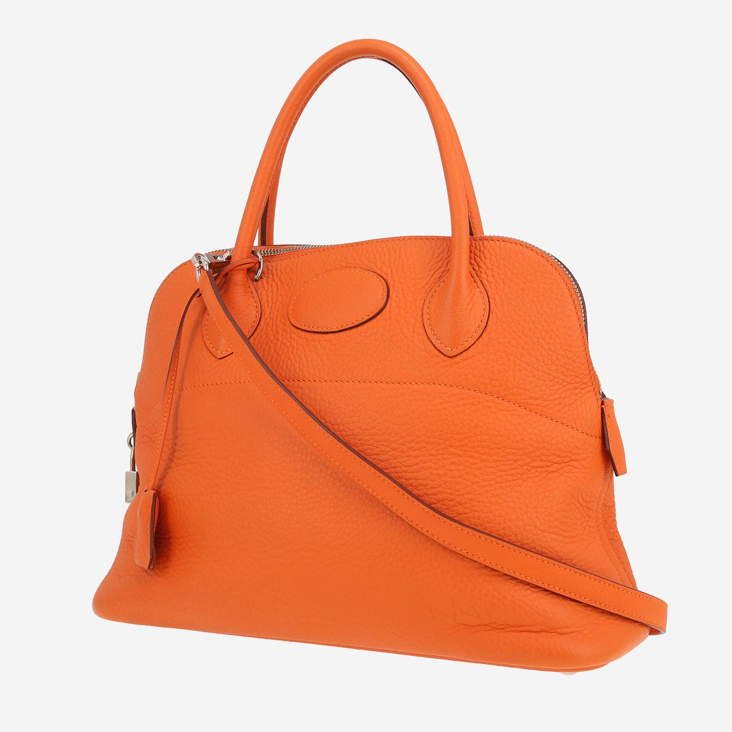 Hermès  Bolide 31 cm handbag  in orange leather taurillon clémence
