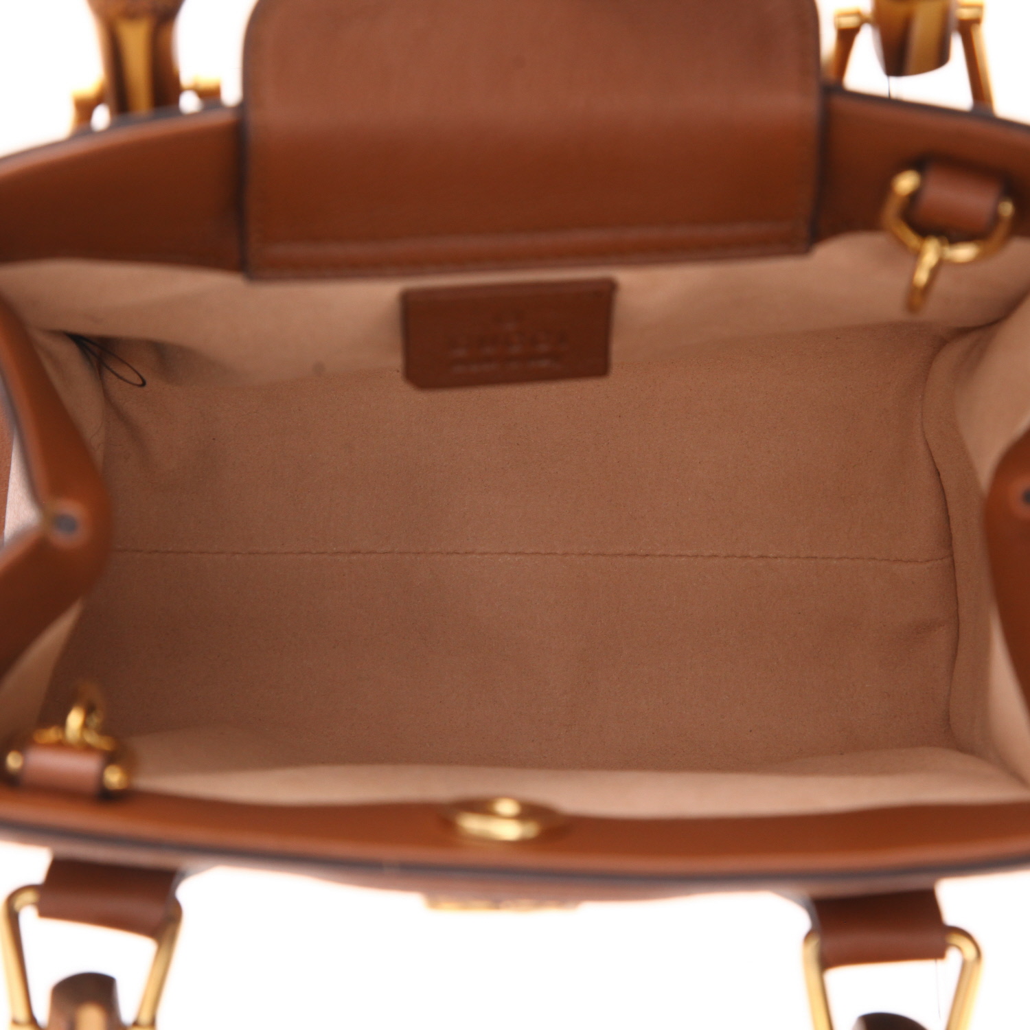 Borsa a tracolla Gucci  Diana modello piccolo  in pelle marrone - Detail D3