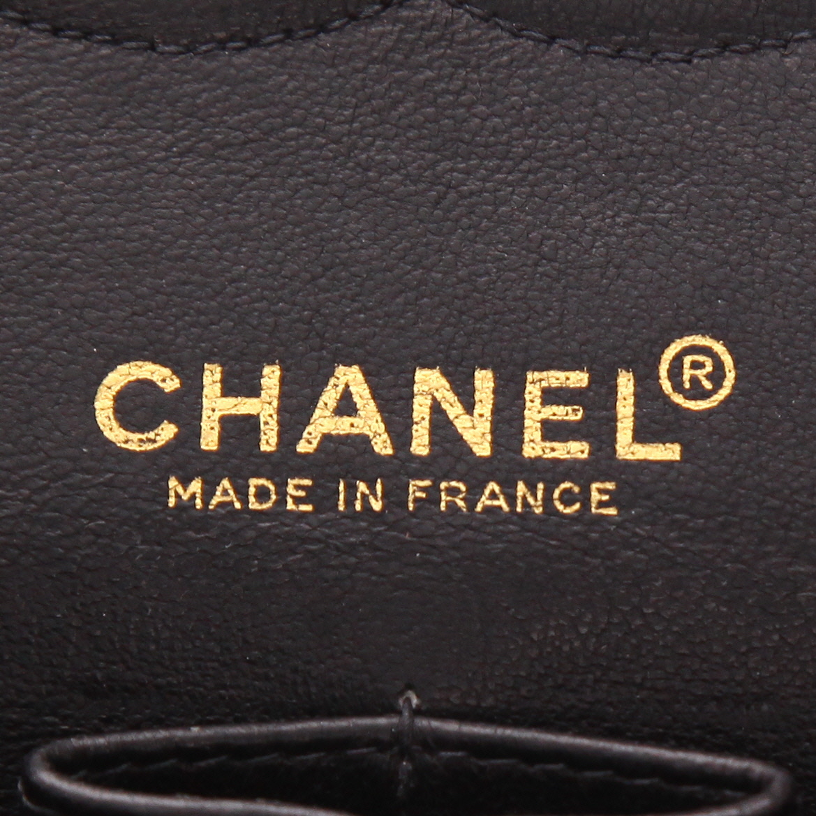 Borsa Chanel  Timeless Classic in tela nera - Detail D2