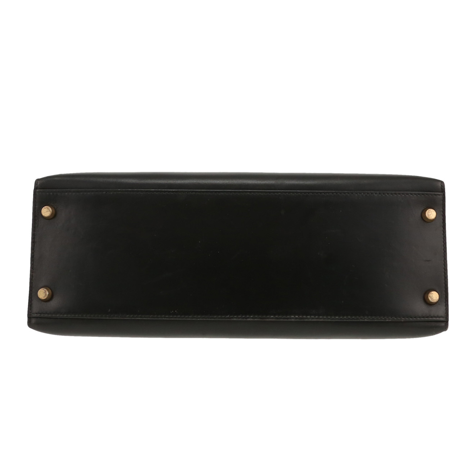 Hermès  Kelly 32 cm handbag  in black box leather - Detail D1