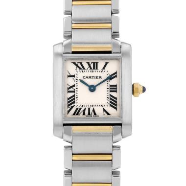 Reloj Cartier Tank Française modelo pequeño  de oro y acero Ref: Cartier - 2384  Circa 2000