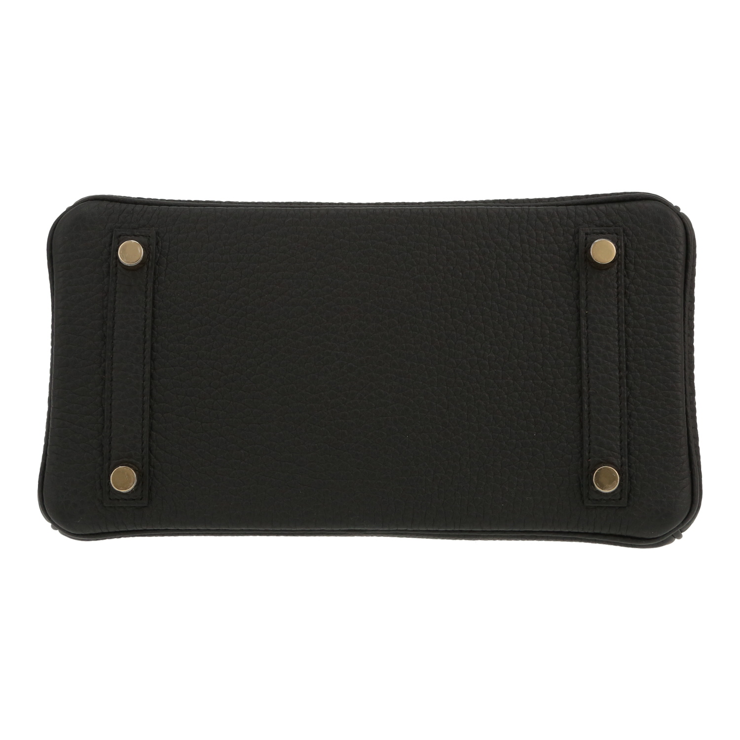 Sac à main Hermès  Birkin 25 cm en cuir togo noir - Detail D1
