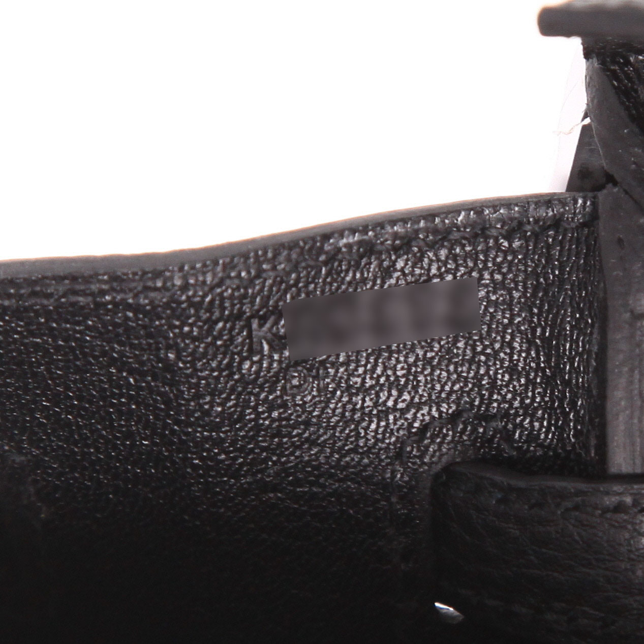 Hermès  Birkin 25 cm handbag  in black togo leather - Detail D4