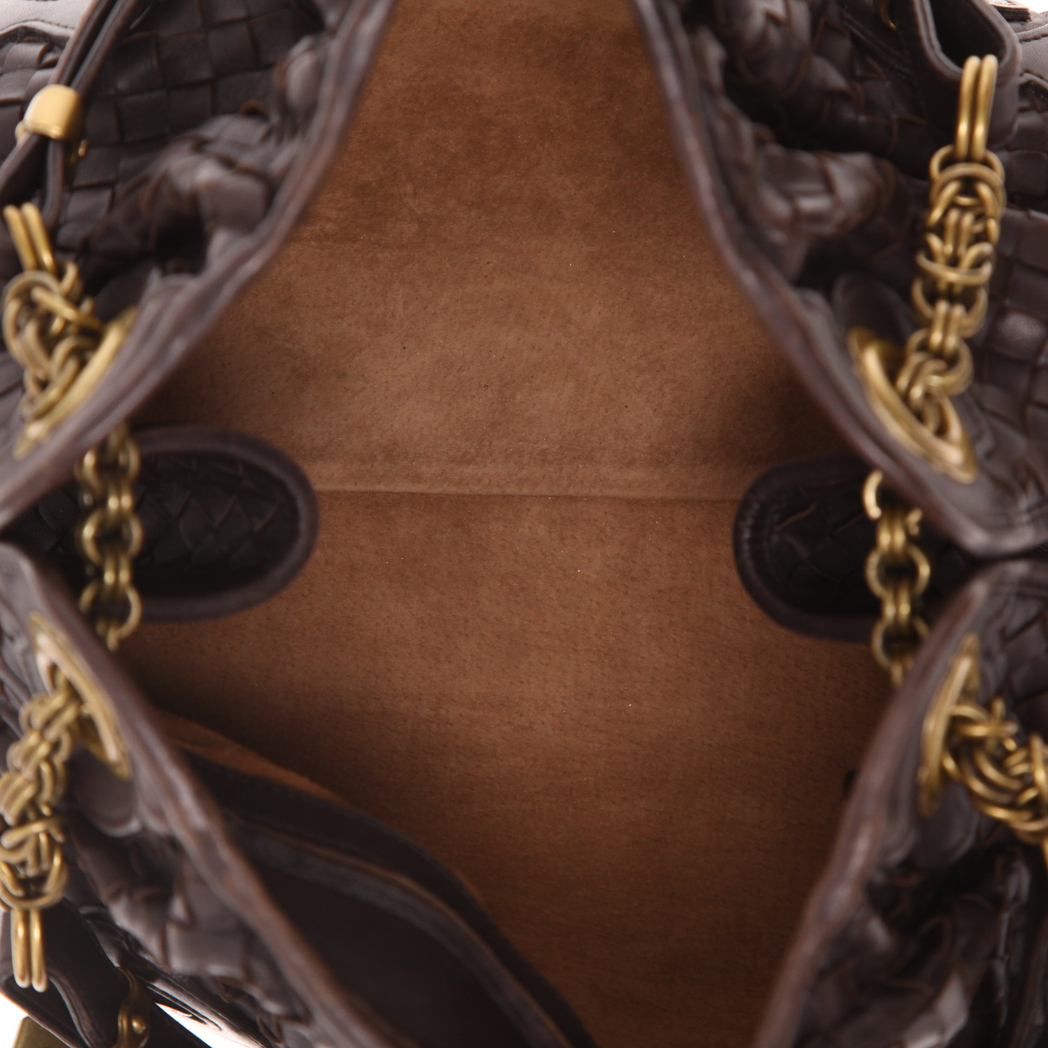 Borsa Bottega Veneta   in pelle intrecciata marrone - Detail D3
