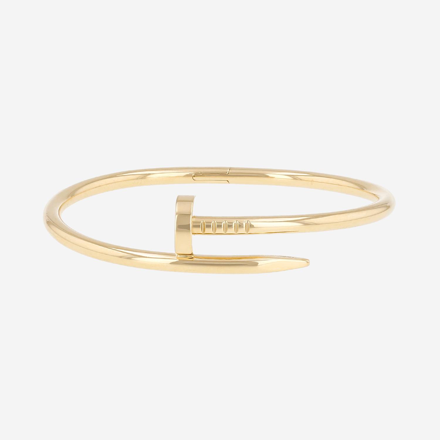 Bracelet Cartier Juste un clou en or jaune, taille 17