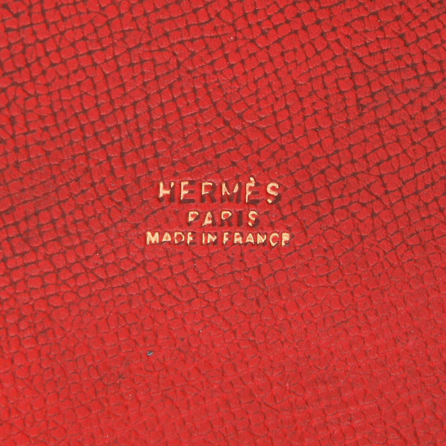 Sac à main Hermès  Market en cuir rouge - Detail D2