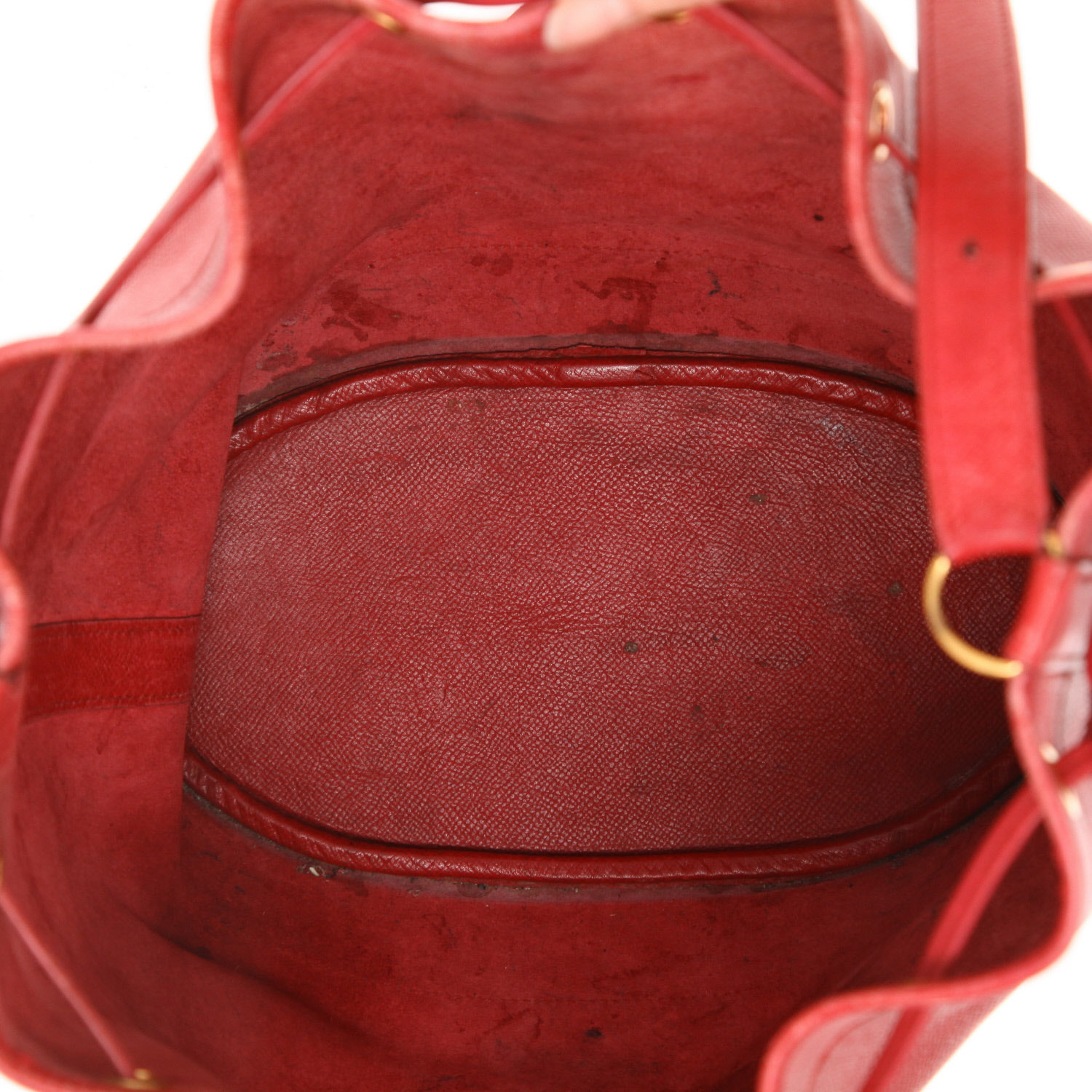 Sac à main Hermès  Market en cuir rouge - Detail D3