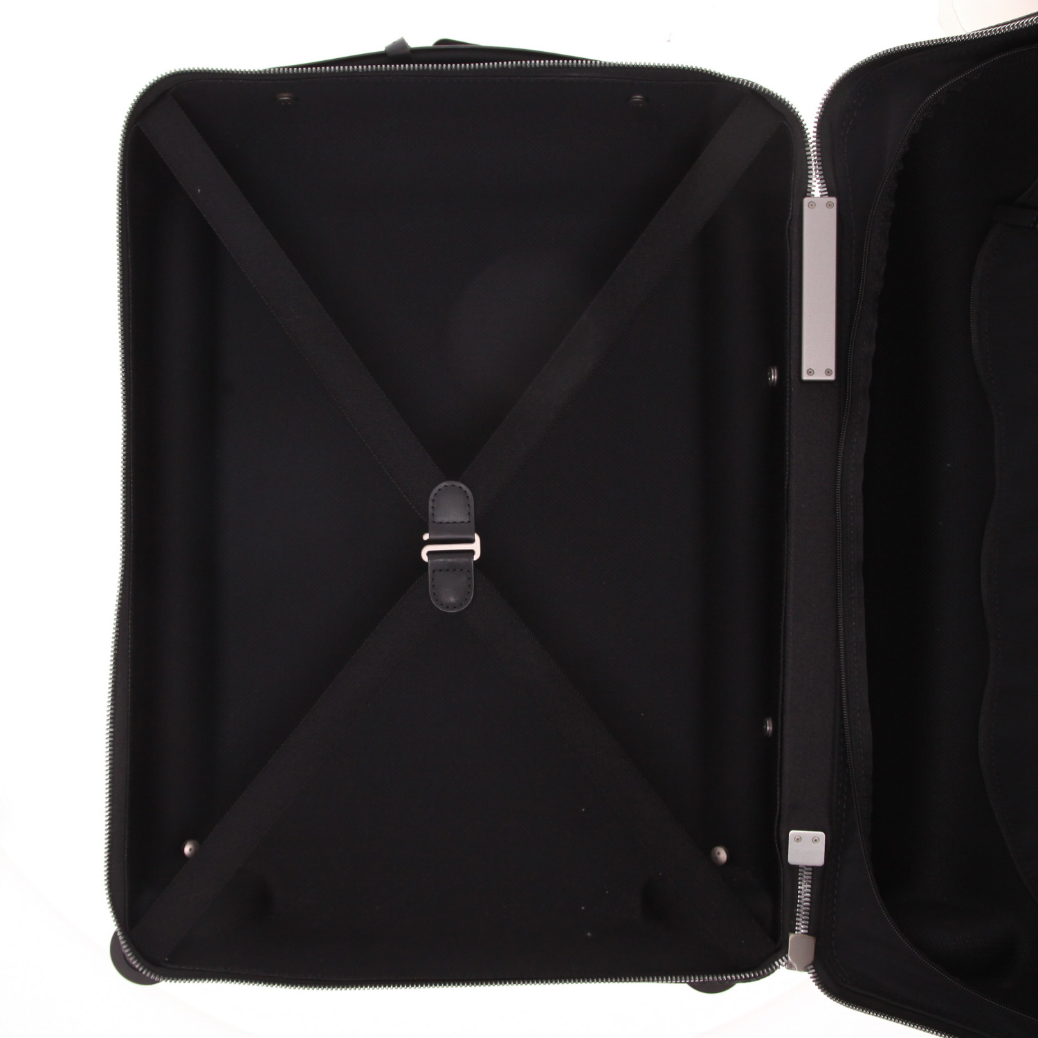 Louis Vuitton  Horizon 55 rigid suitcase , grey and black monogram canvas - Detail D3