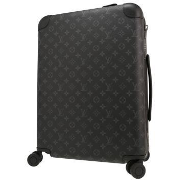 Valise rigide Louis Vuitton  Horizon 55 en toile monogram enduite grise et noire