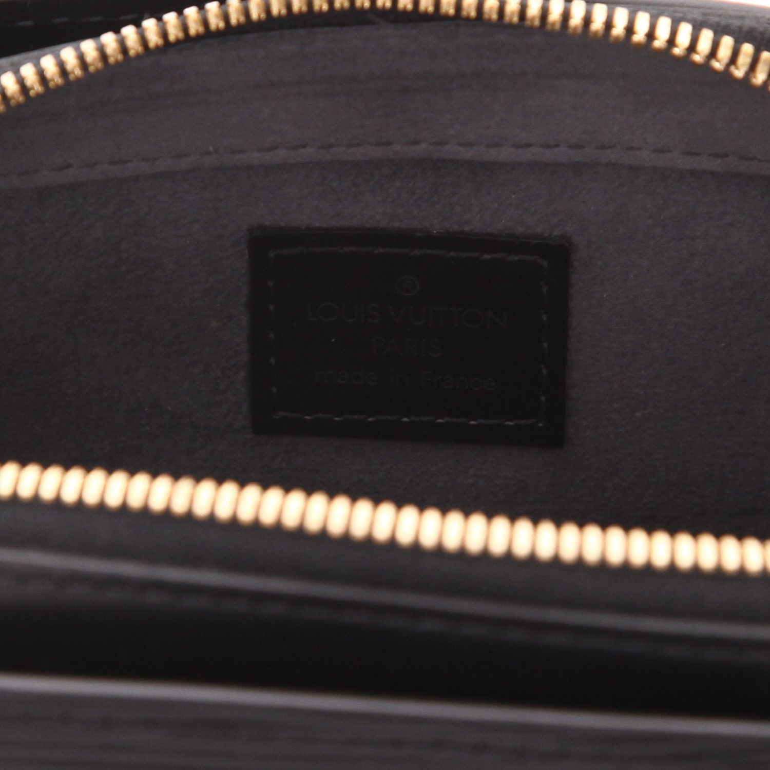 Louis Vuitton  Pont Neuf handbag  in black epi leather - Detail D2
