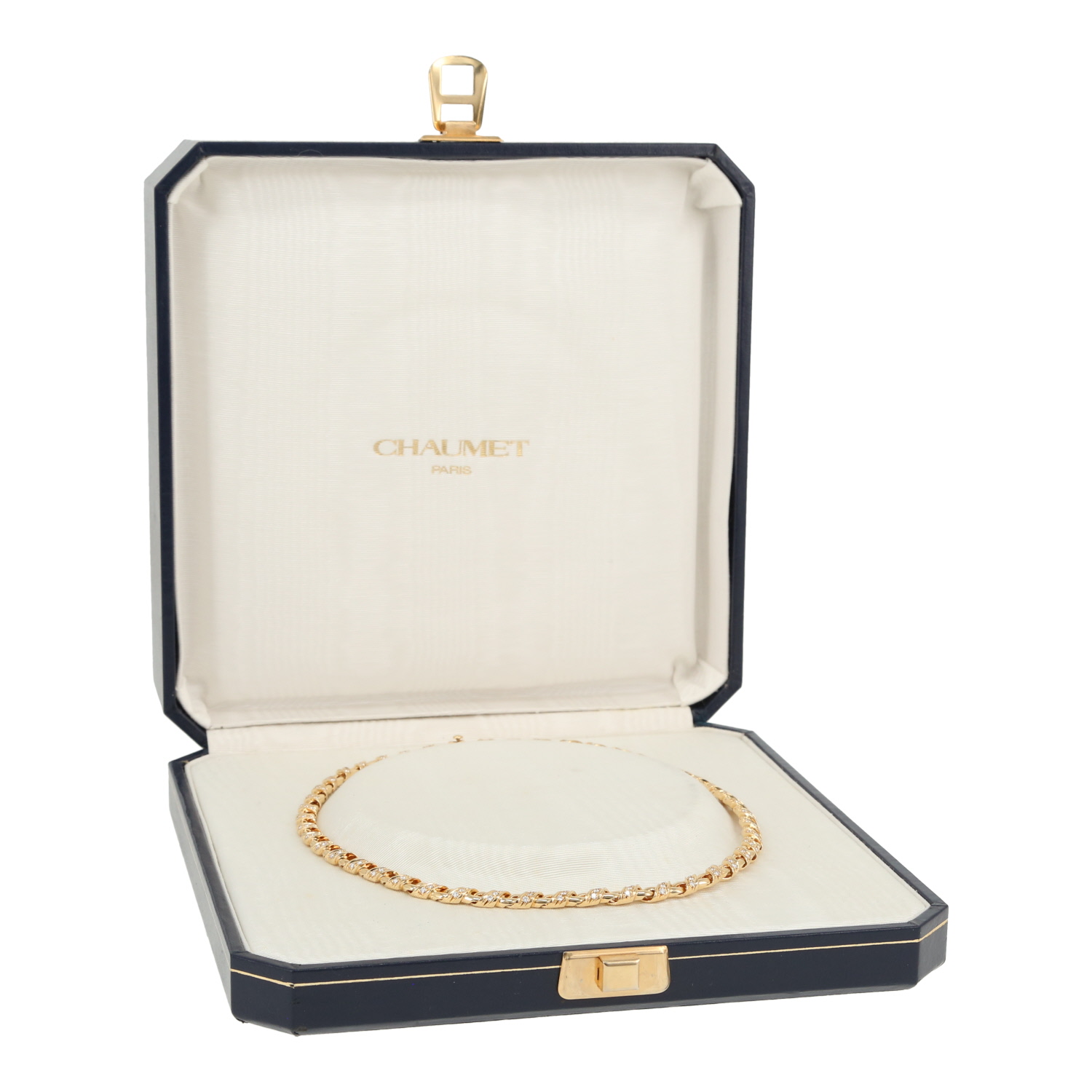 Collar Chaumet  de oro amarillo y diamantes - Detail D2