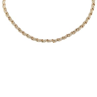 Collar Chaumet  de oro amarillo y diamantes