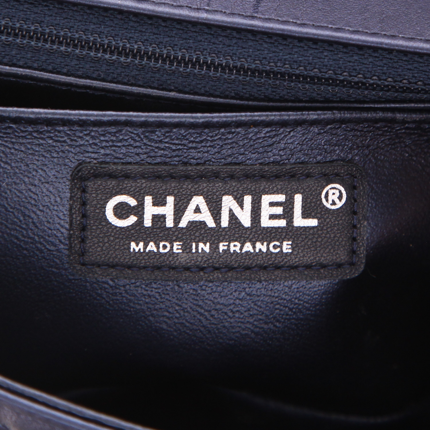 Bolso bandolera Chanel  Mini Timeless en cuero acolchado azul metalizado - Detail D2