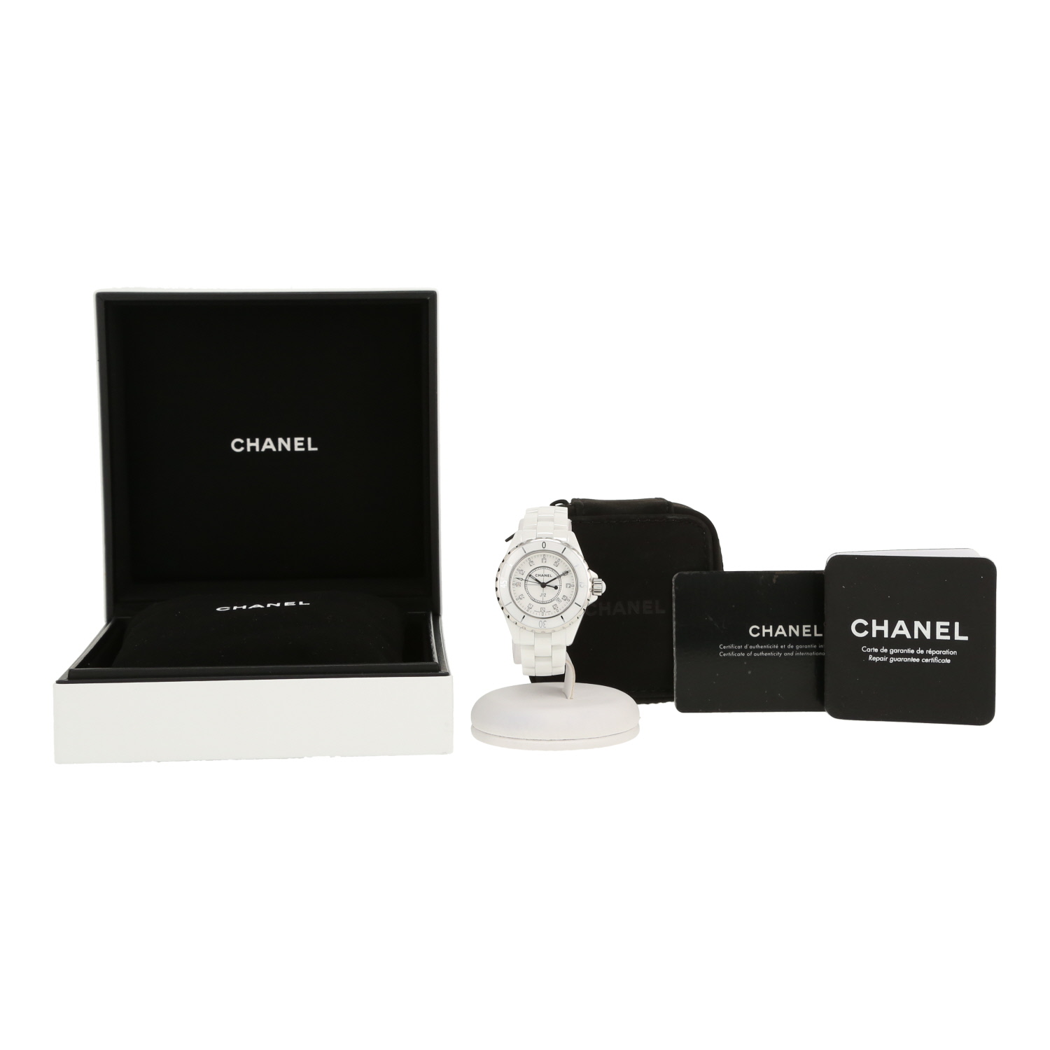 Reloj Chanel J12 de cerámica blanca Ref: Chanel - H9646  Circa 2007