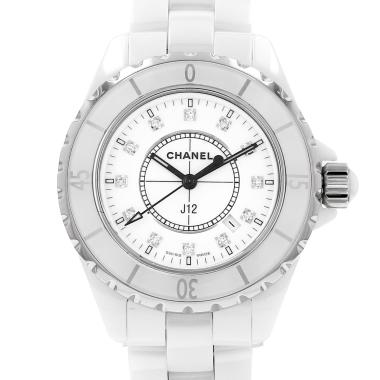 Chanel J12  in ceramic white Ref: Chanel - H9646  Circa 2007
