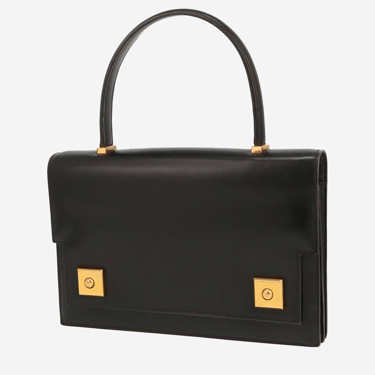 Borsa Hermès  Piano in pelle box nera