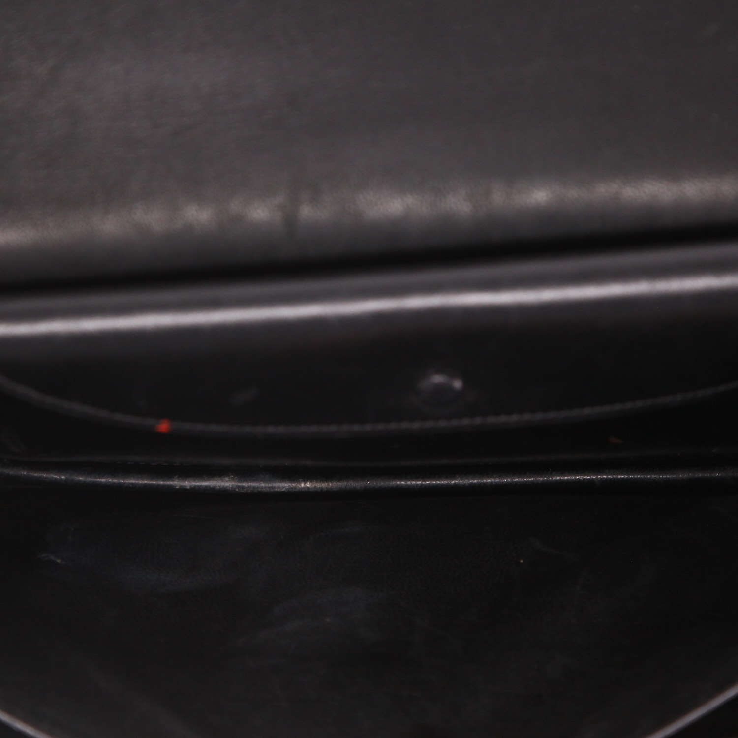 Bolso de mano Hermès  Piano en cuero box negro - Detail D3