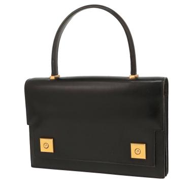 Sac à main Hermès  Piano en cuir box noir