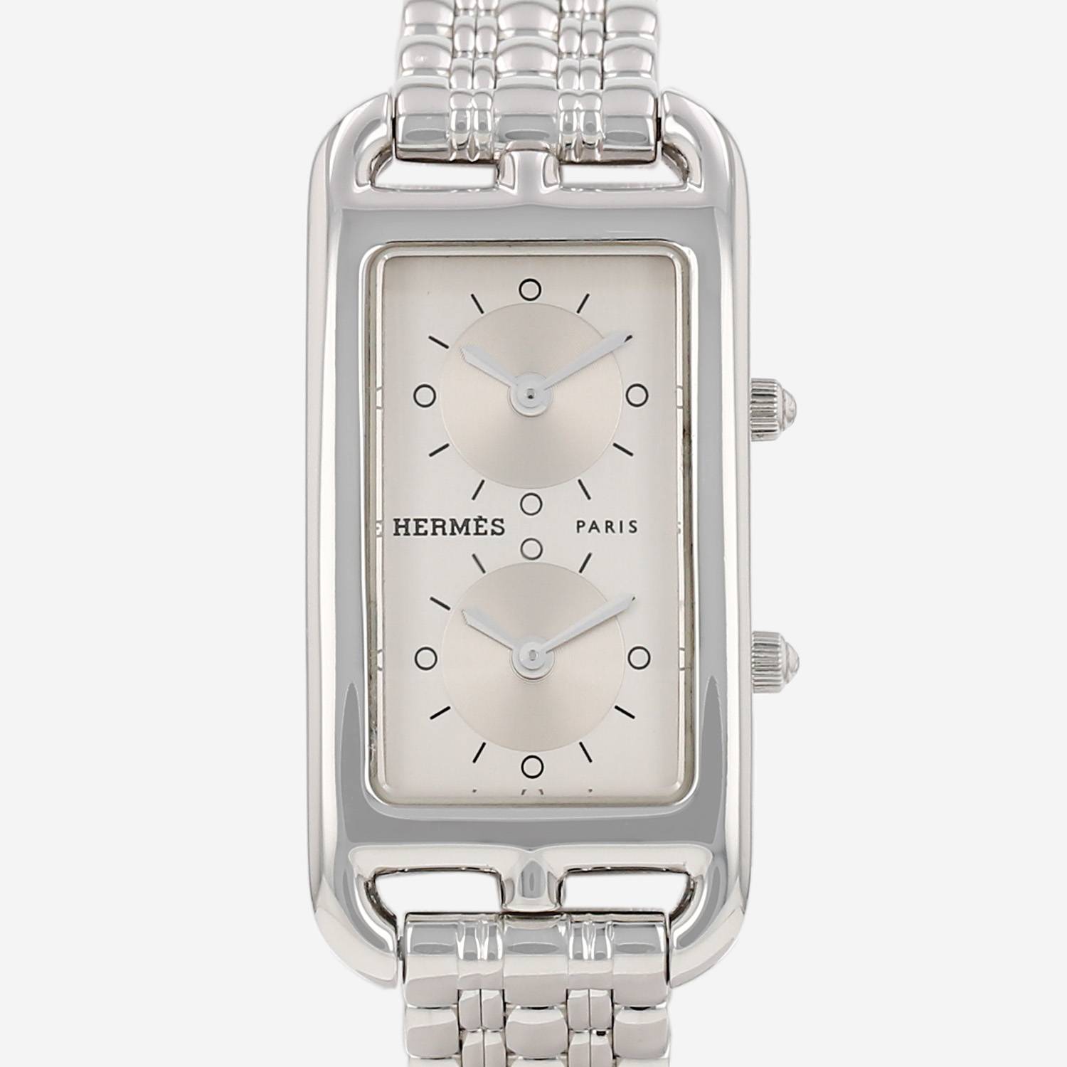 Montre Hermès Cape Cod Nantucket en acier Ref: Hermès - CC3.210  Vers 2000