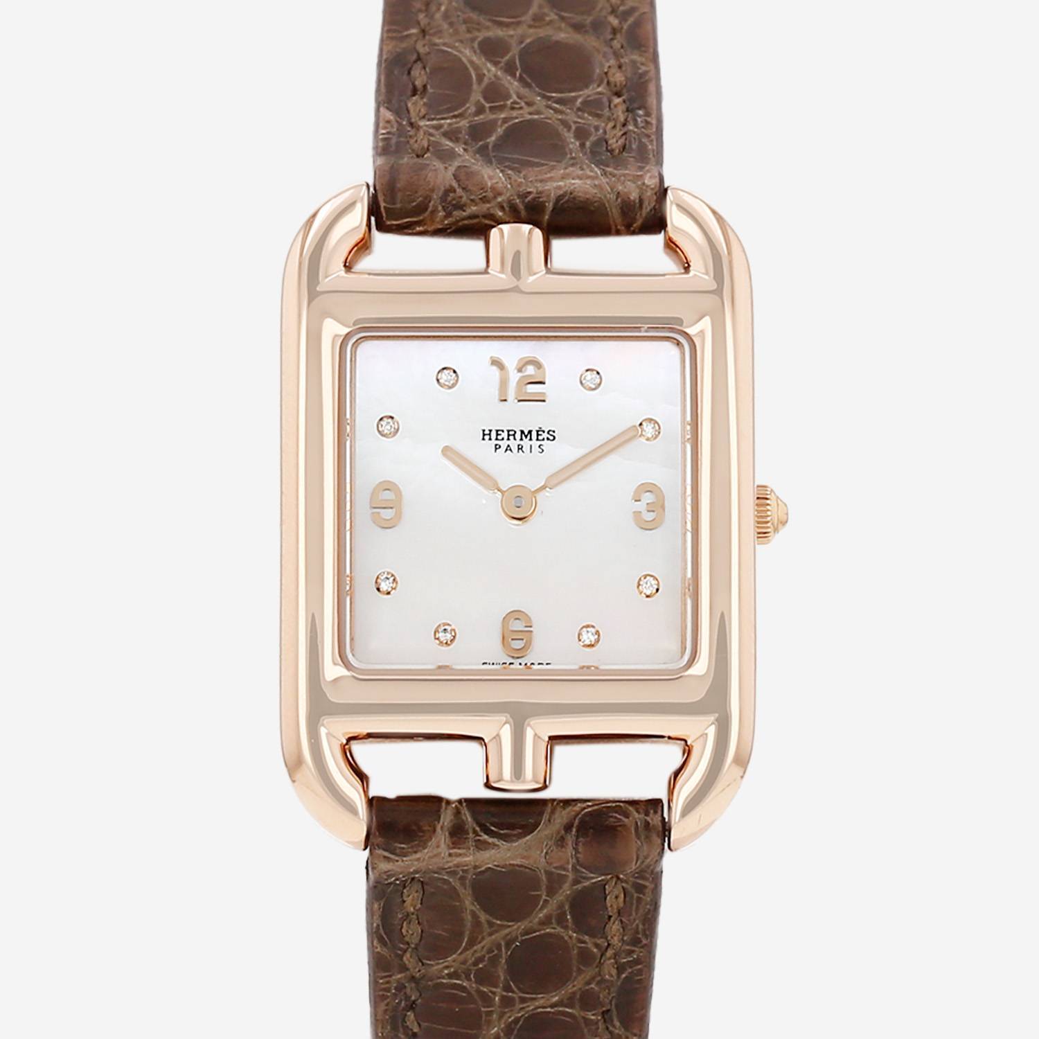 Orologio Hermès Cape Cod in oro rosa Ref: Hermès - CC1.270a  Circa 2000