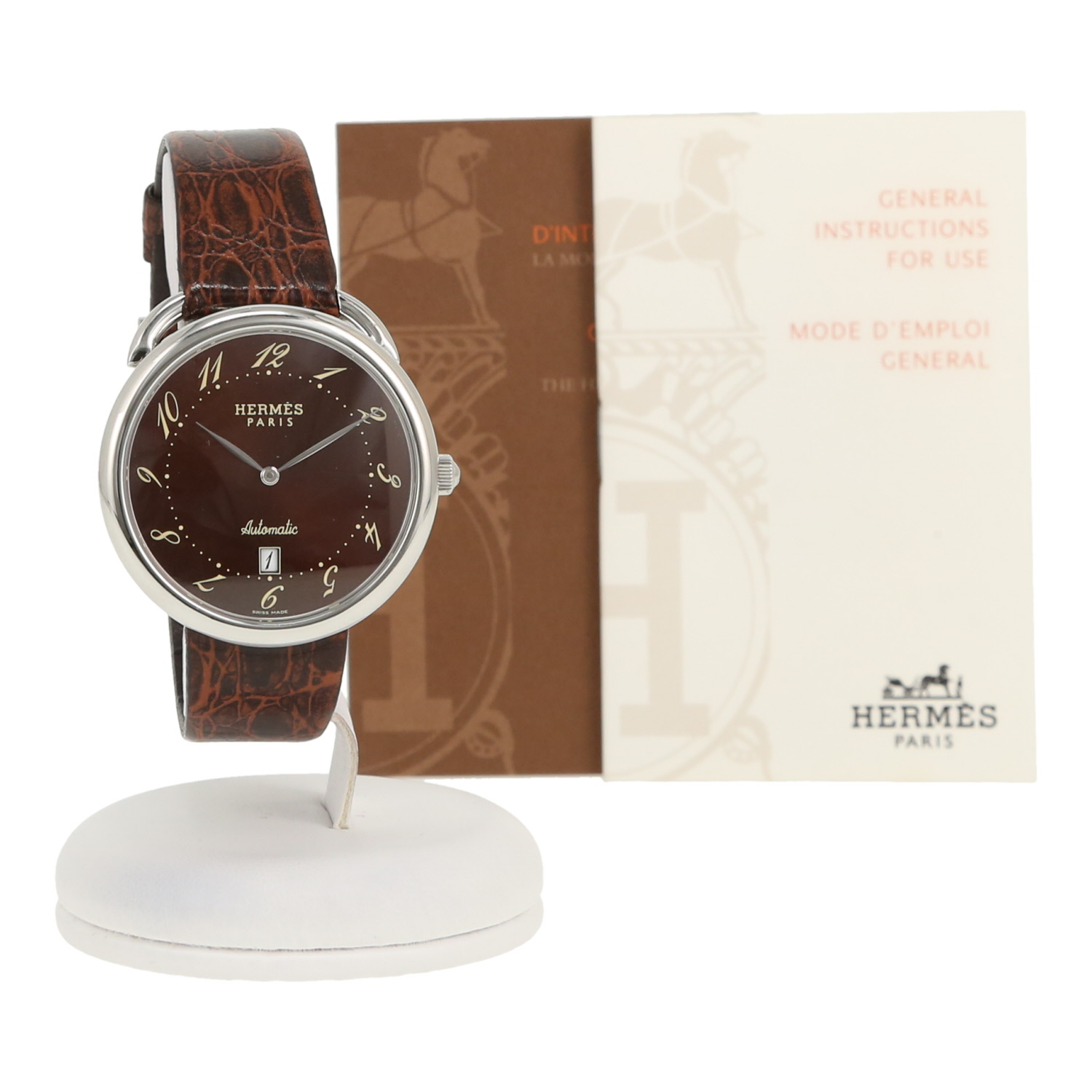 Orologio Hermès Arceau in acciaio Ref: Hermes - AR4.810  Circa 2010