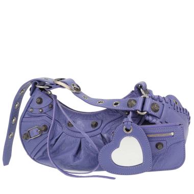 Bolso bandolera Balenciaga  Cagole en cuero usado violeta