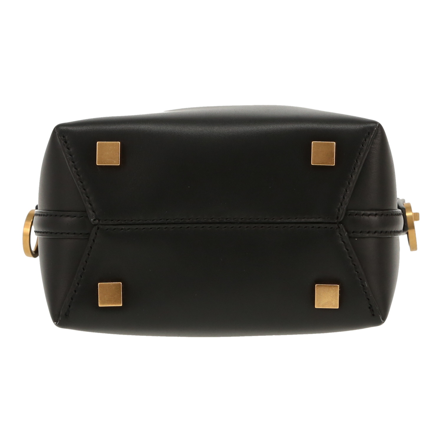 Borsa a tracolla Saint Laurent  Le 37 mini  in pelle nera - Detail D1
