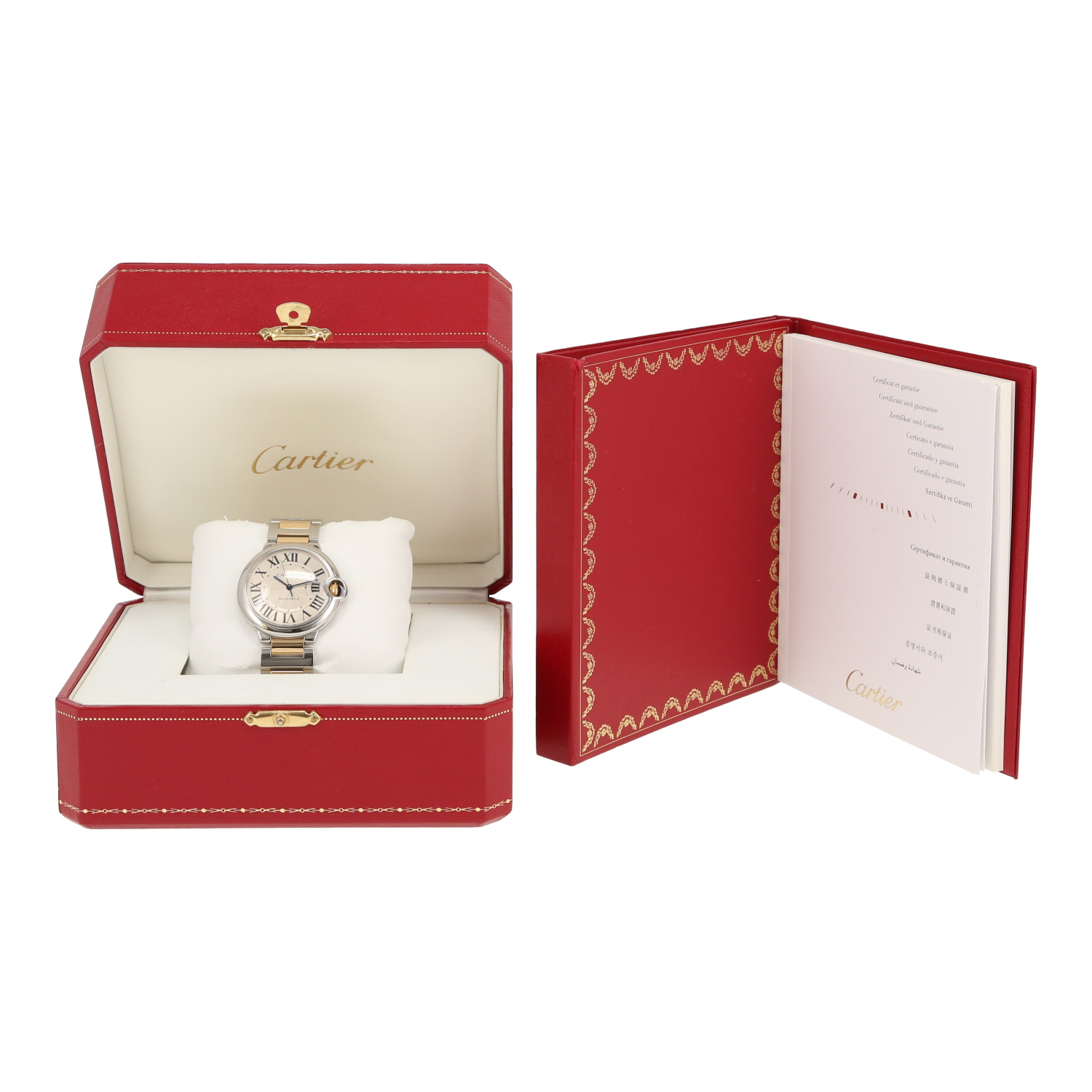 Cartier Ballon Bleu in gold and stainless steel Ref: Cartier - 3284  Circa 2010