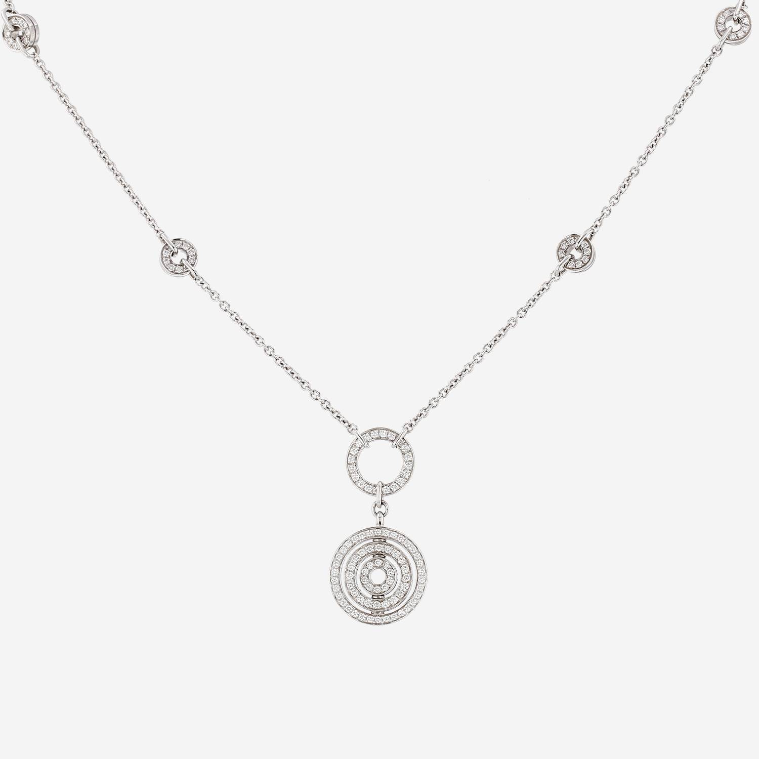 Collier Bulgari Astrale en or blanc et diamants