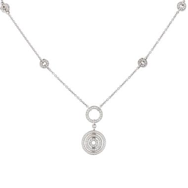 Collana Bulgari Astrale in oro bianco e diamanti