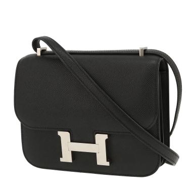 Hermès  Constance handbag  in black epsom leather