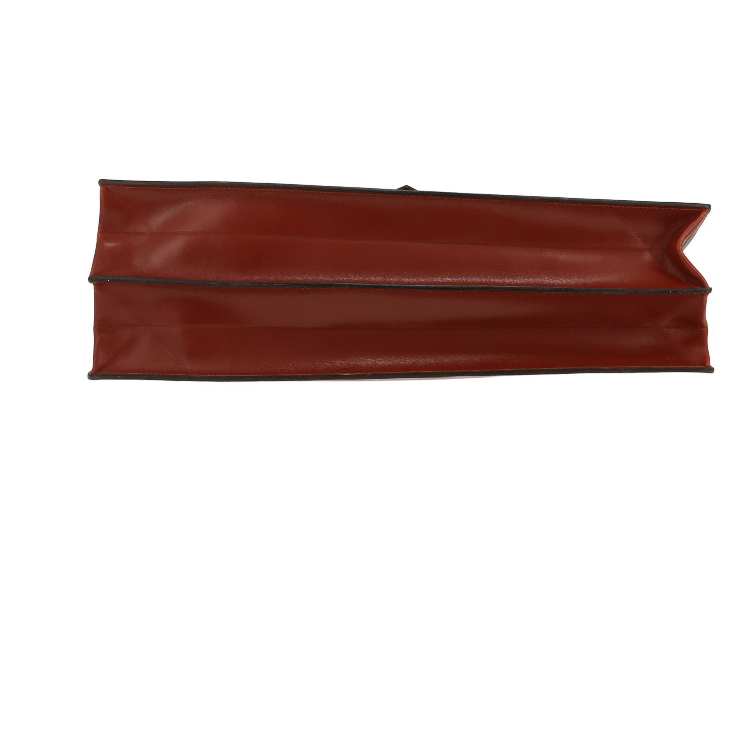 Hermès  Sac à dépêches briefcase  in cognac box leather - Detail D1