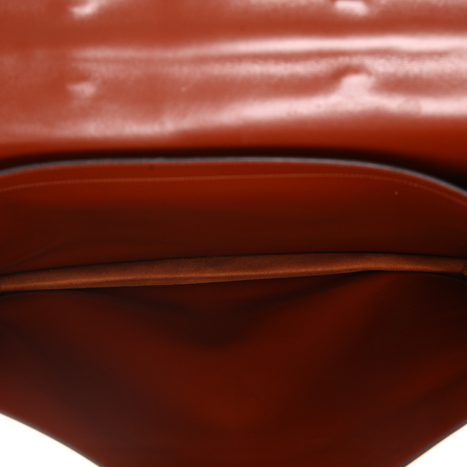 Borsa portadocumenti Hermès  Sac à dépêches in pelle box color cognac - Detail D3
