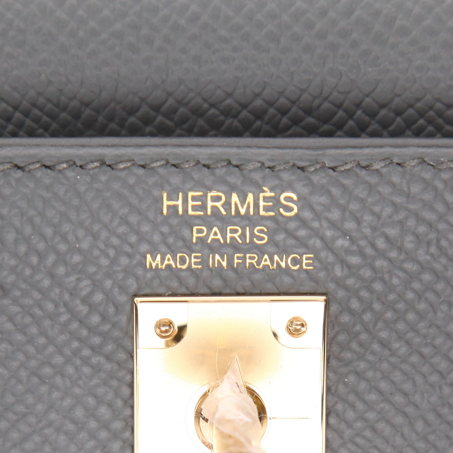 Borsa Hermès  Kelly 25 cm in pelle Epsom verde Mandorla - Detail D2