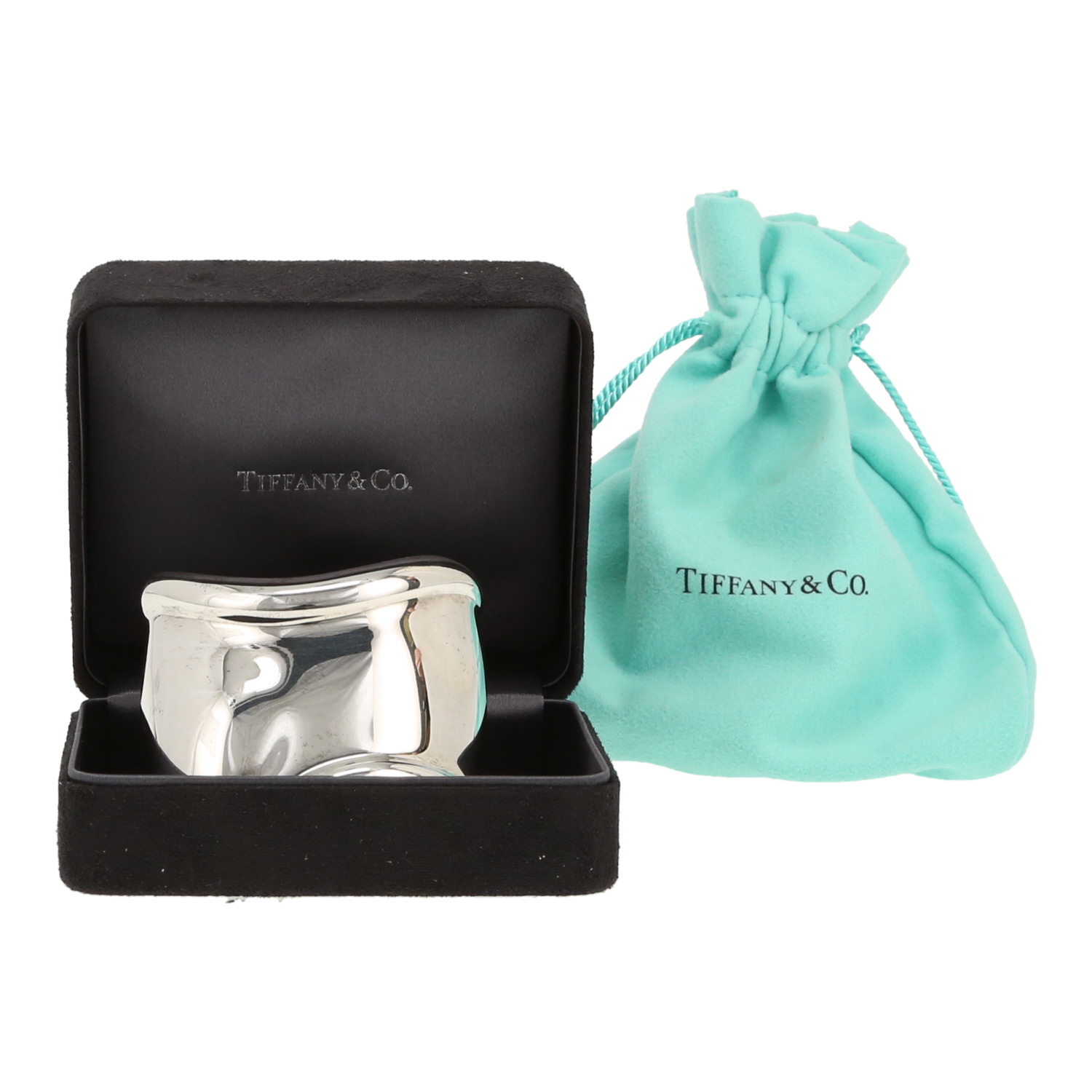 Bracciale Tiffany & Co Bone modello medio in argento - Detail D2