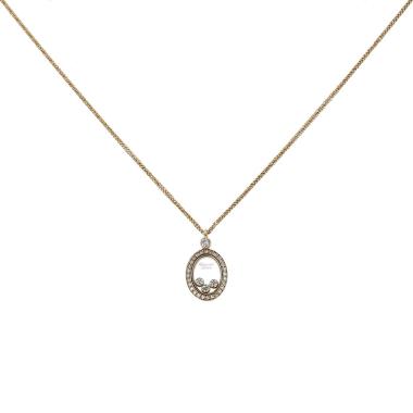 Chopard Happy Diamonds pendant in yellow gold and diamonds