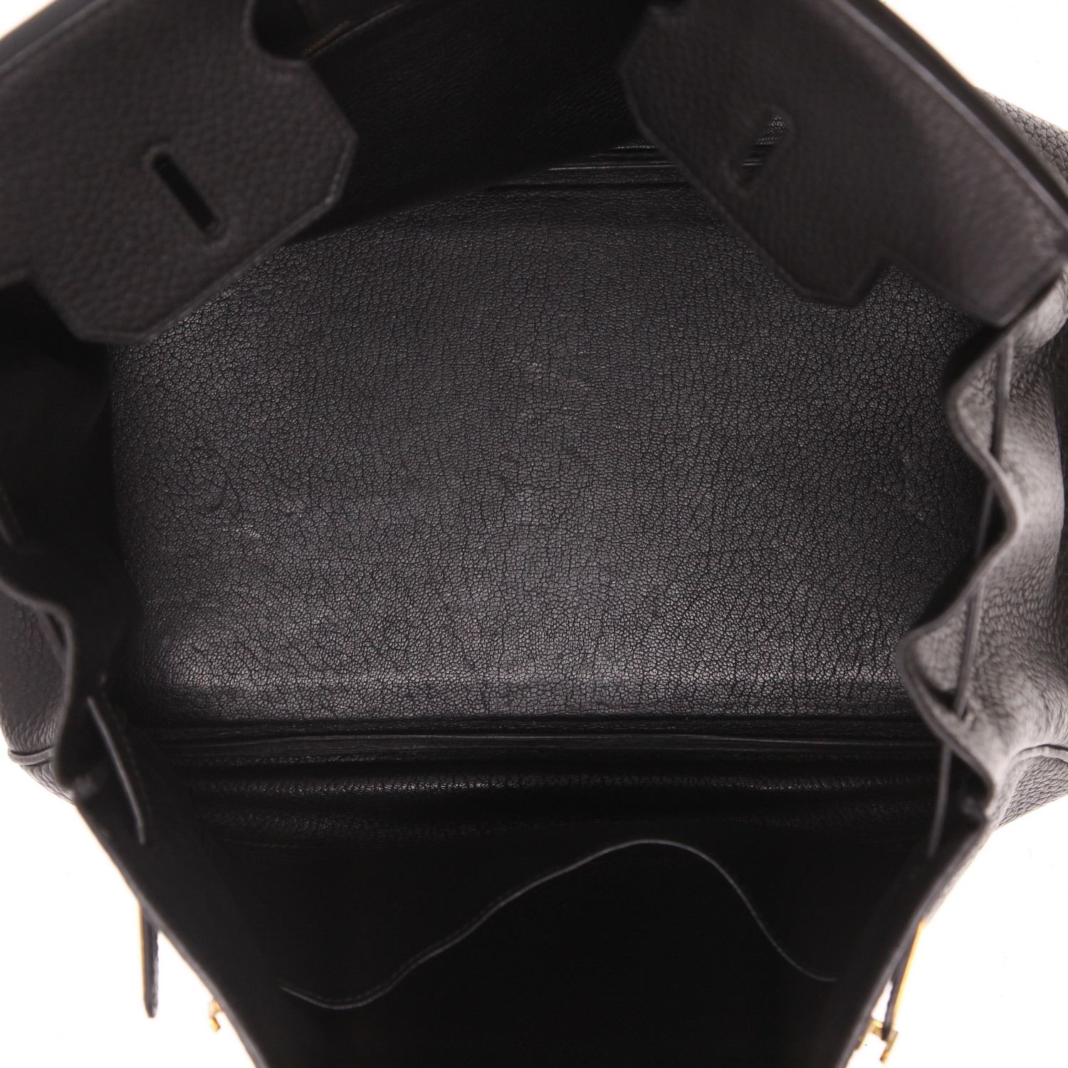 Hermès  Birkin 35 cm handbag  in black togo leather - Detail D3