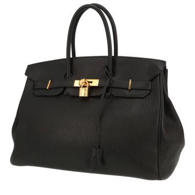 Hermès  Birkin 35 cm handbag  in black togo leather